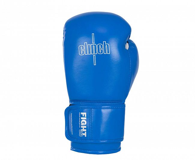 Перчатки боксерские Clinch Fight 3.0 сине-белые фото 2