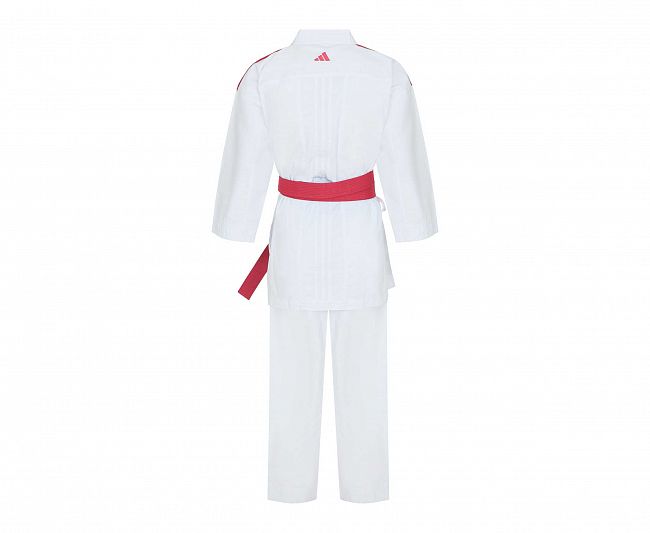 Кимоно для карате подростковое Kumite DNA WKF (2 куртки и 1 брюки) белое фото 10