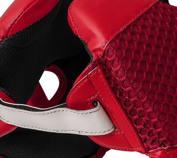 Шлем боксерский Hybrid 150 Headgear красно-белый фото 8