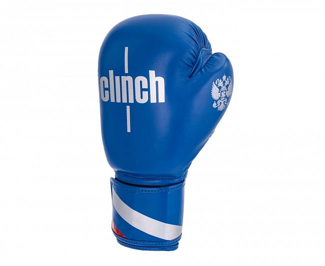 Перчатки боксерские Clinch Olimp синие фото 3