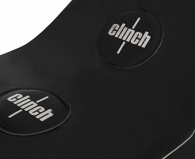 Подушка боксерская апперкотная Clinch Leather Profi & Durable 60x40 см черная фото 6