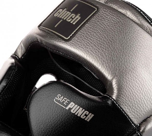 Шлем боксерский Clinch Punch 2.0 Full Face черно-бронзовый фото 6