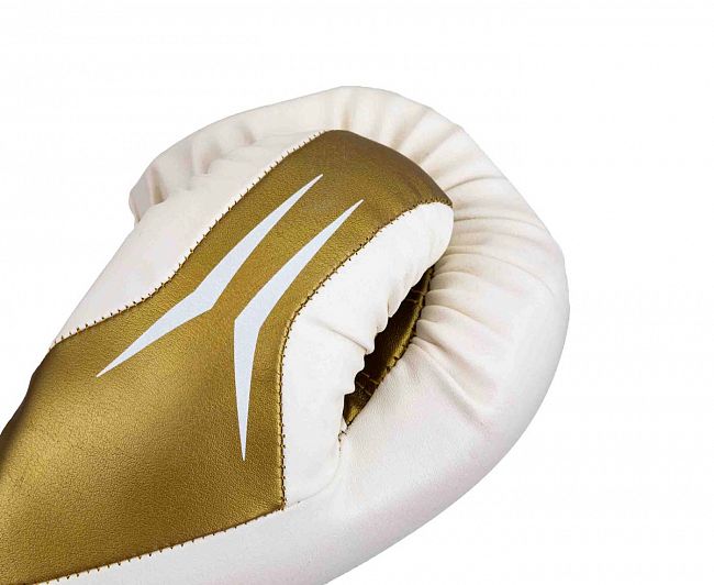 Перчатки боксерские Speed Tilt 350 бело-золотые фото 12