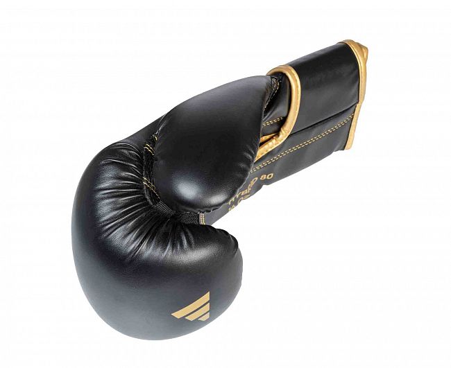 Перчатки боксерские Hybrid 80 черно-золотые фото 6