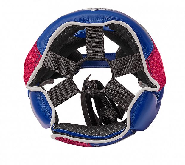 Шлем боксерский Hybrid 150 Headgear сине-красный фото 5