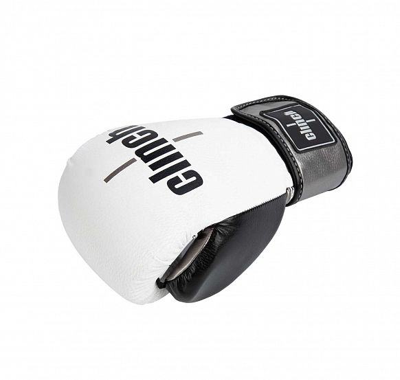 Перчатки боксерские Clinch Punch 2.0 бело-черно-бронзовые фото 6