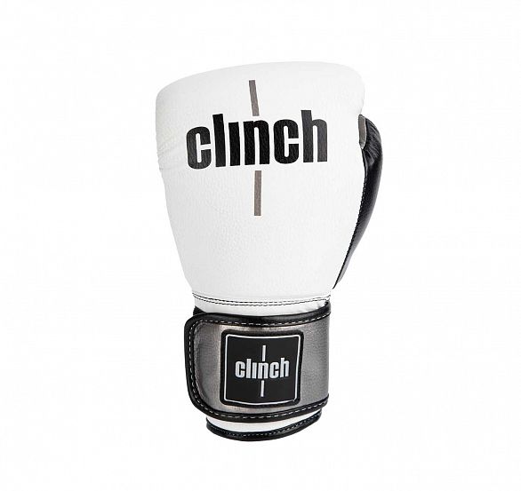 Перчатки боксерские Clinch Punch 2.0 бело-черно-бронзовые фото 2