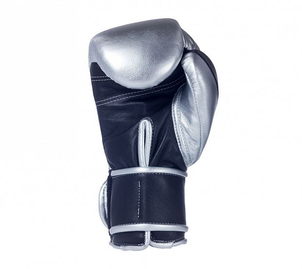 Перчатки боксерские Sparring Gloves With Foam Japanese Style серебристо-черные фото 4