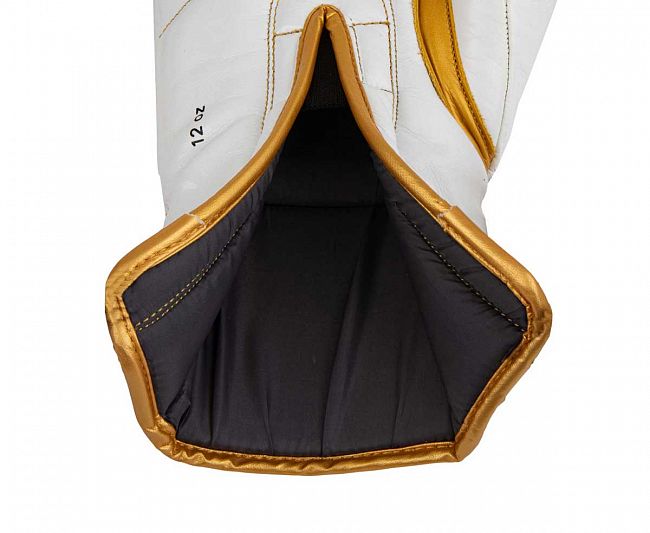 Перчатки боксерские Clinch Olimp Premium Champion Line бело-красные фото 9