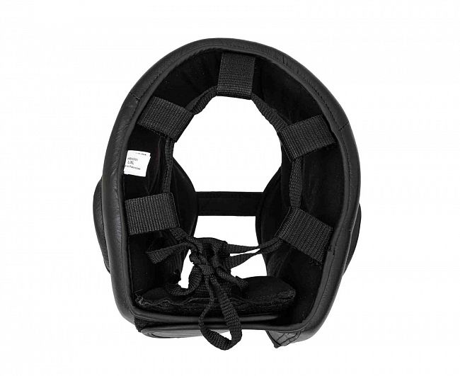Шлем боксерский с бампером Pro Full Protection Boxing Headgear черный фото 4