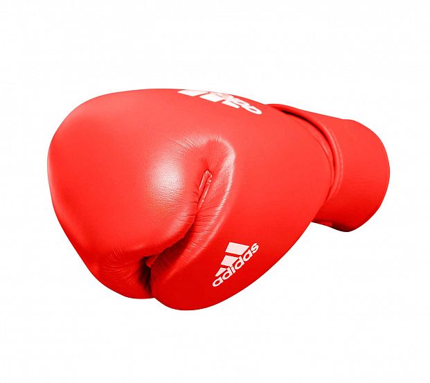 Перчатки боксерские Muay Thai Gloves 300 красно-белые фото 7