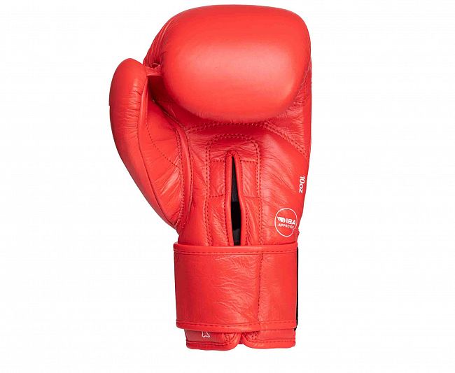 Перчатки боксерские IBA красные фото 5