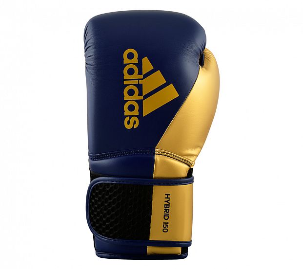 Перчатки боксерские Hybrid 150 темносине-золотые фото 2