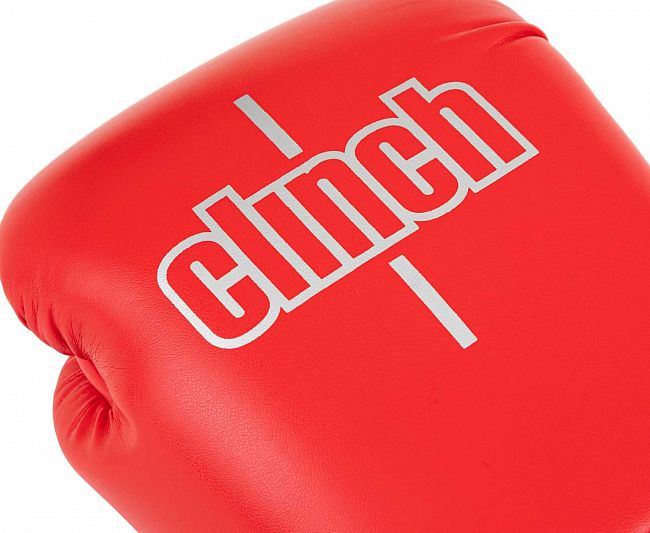 Перчатки боксерские Clinch Muay Thai красные фото 8