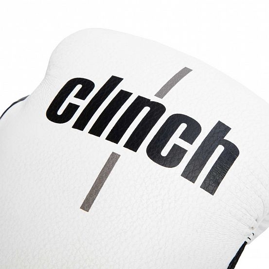Перчатки боксерские Clinch Punch 2.0 бело-черно-бронзовые фото 7