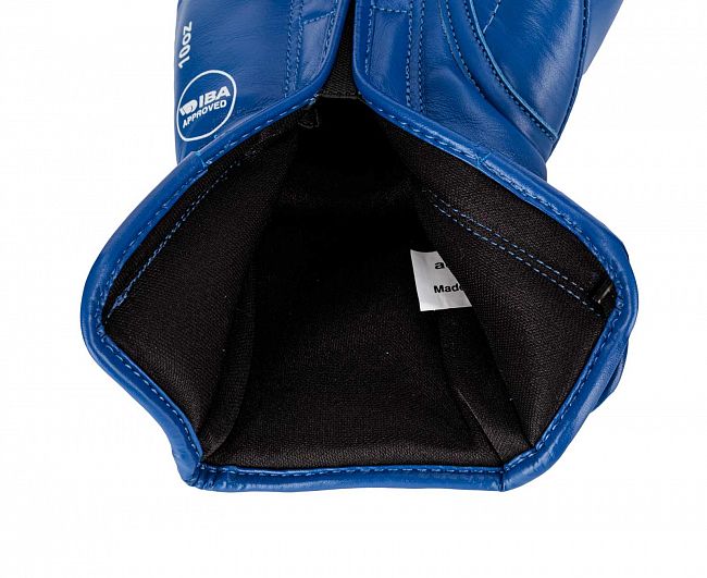 Перчатки боксерские IBA синие фото 12