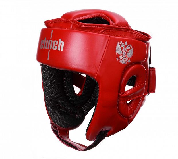 Шлем для единоборств Clinch Helmet Kick красный фото 8