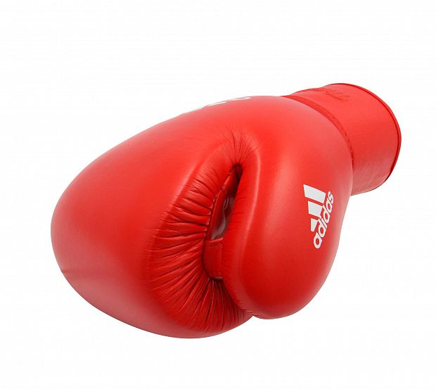 Перчатки боксерские Muay Thai Gloves 200 красно-белые фото 8