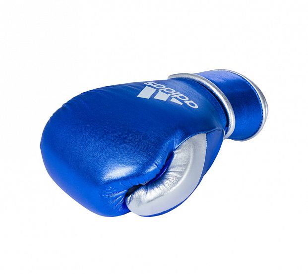 Перчатки боксерские Sparring Gloves With Foam Japanese Style сине-серебристые фото 6