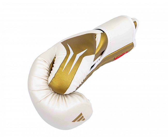 Перчатки боксерские Speed Tilt 350 бело-золотые фото 5