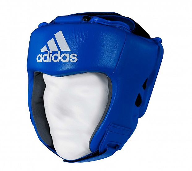Шлем боксерский AIBA синий фото 8