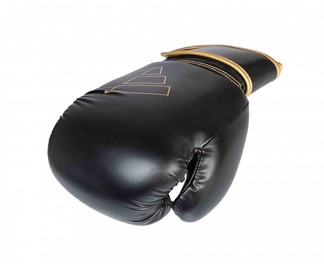 Перчатки боксерские Hybrid 80 черно-золотые фото 7