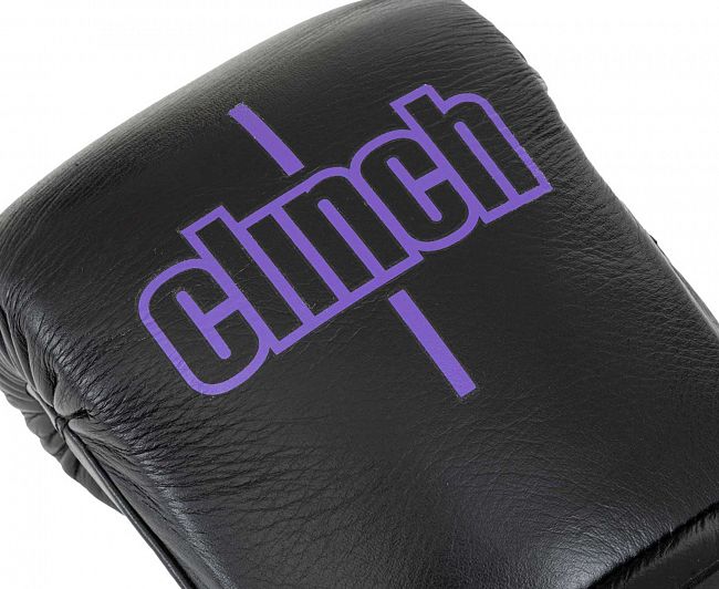 Перчатки снарядные Clinch Bag Mitts Undefeated черные фото 8