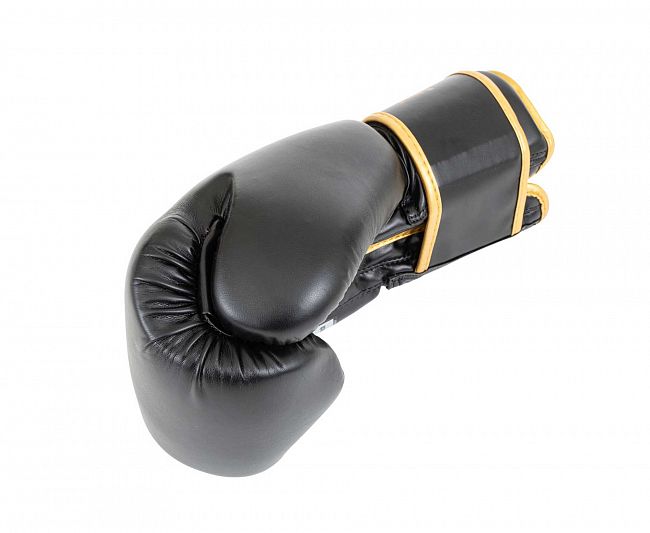 Перчатки боксерские Clinch Muay Thai черные фото 7