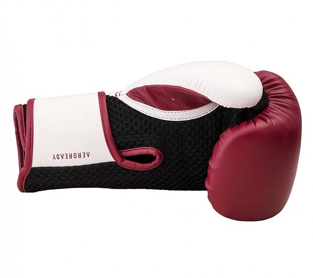 Перчатки боксерские Hybrid 150 бордово-белые фото 4