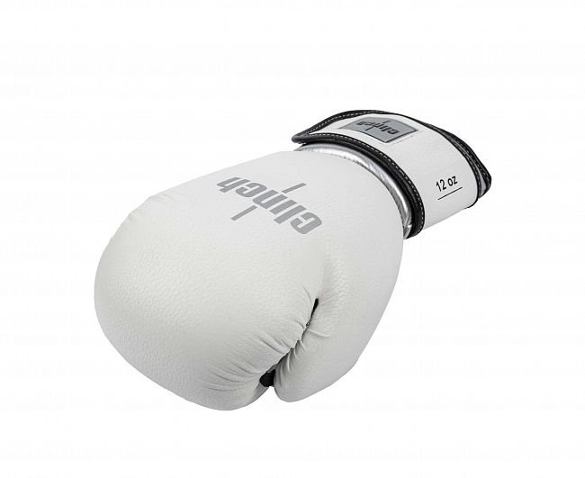 Перчатки боксерские Clinch Fight 2.0 бело-серебристые фото 5