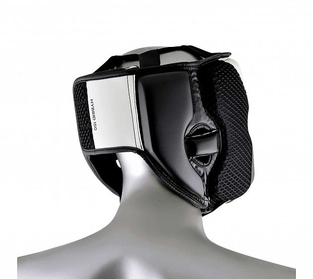 Шлем боксерский Hybrid 150 Headgear бело-черный фото 2