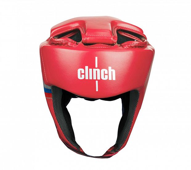 Шлем боксерский Clinch Olimp Dual красный фото 6