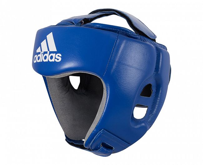 Шлем боксерский AIBA синий фото 3