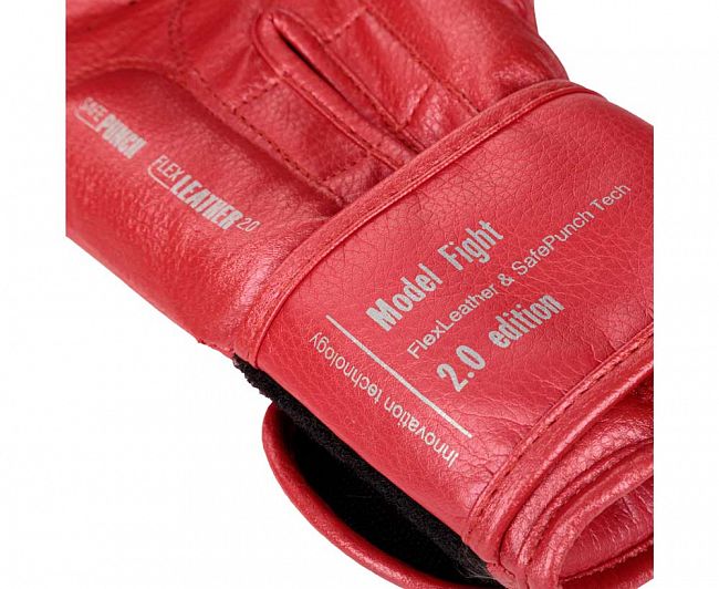 Перчатки боксерские Clinch Fight 2.0 красный металлик фото 8