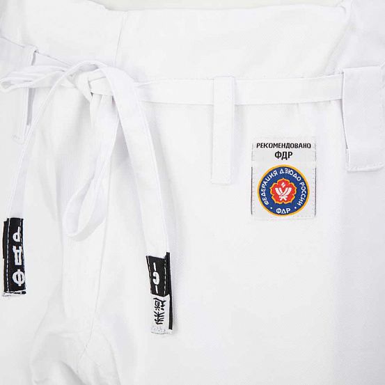 Кимоно для дзюдо Clinch Judo Gold FDR белое фото 8
