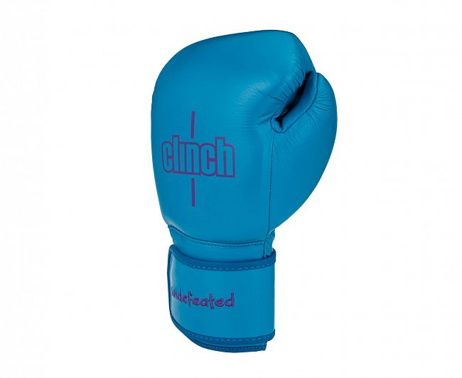 Перчатки боксерские Clinch Undefeated светло-синие фото 12