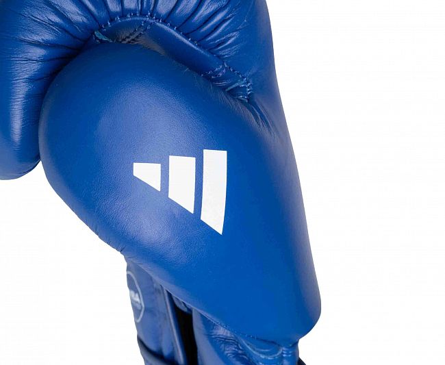 Перчатки боксерские IBA синие фото 9