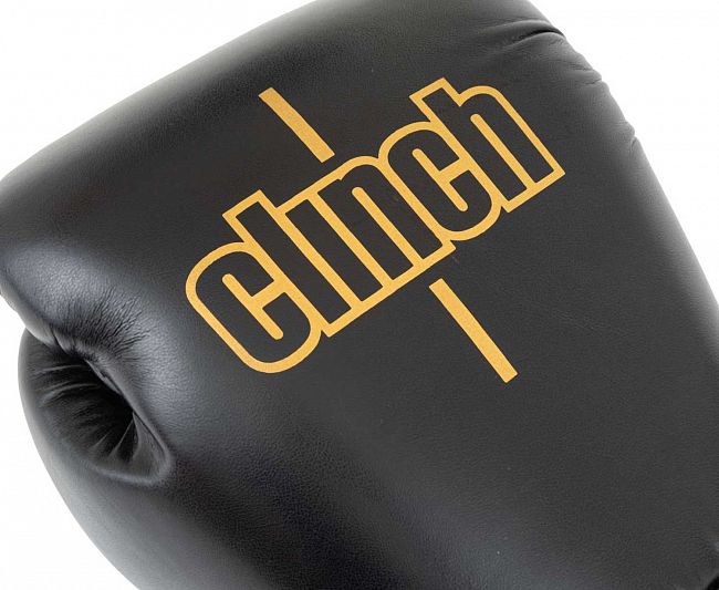 Перчатки боксерские Clinch Muay Thai черные фото 8