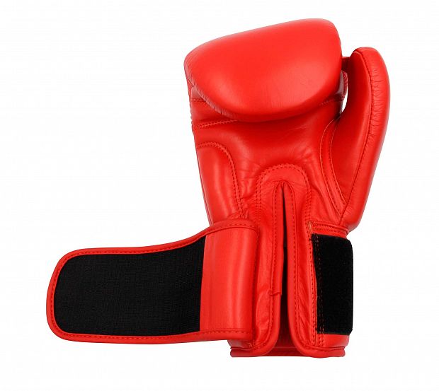 Перчатки боксерские Muay Thai Gloves 200 красно-белые фото 7