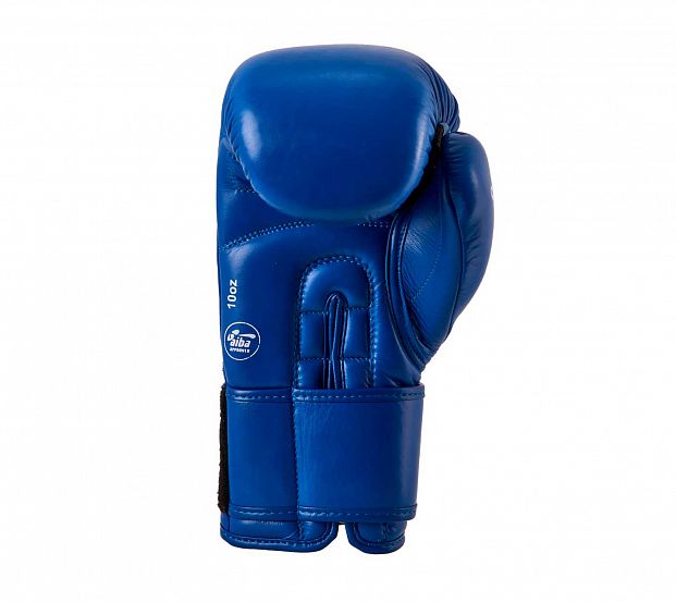 Перчатки боксерские AIBA синие фото 11