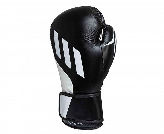 Перчатки боксерские Speed Tilt 250 черно-белые фото 3
