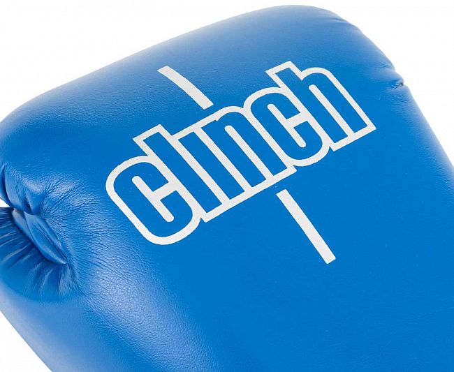 Перчатки боксерские Clinch Muay Thai синие фото 6