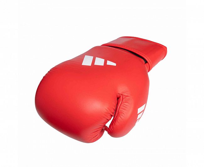 Перчатки боксерские IBA красные фото 7