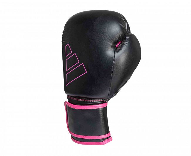 Перчатки боксерские Hybrid 80 черно-розовые фото 4