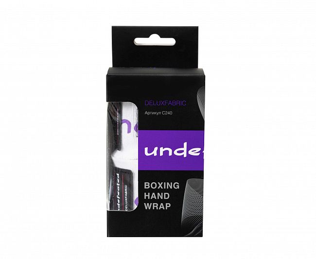 Бинты боксерские Clinch Boxing Hand Wrap Undefeated белые фото 2