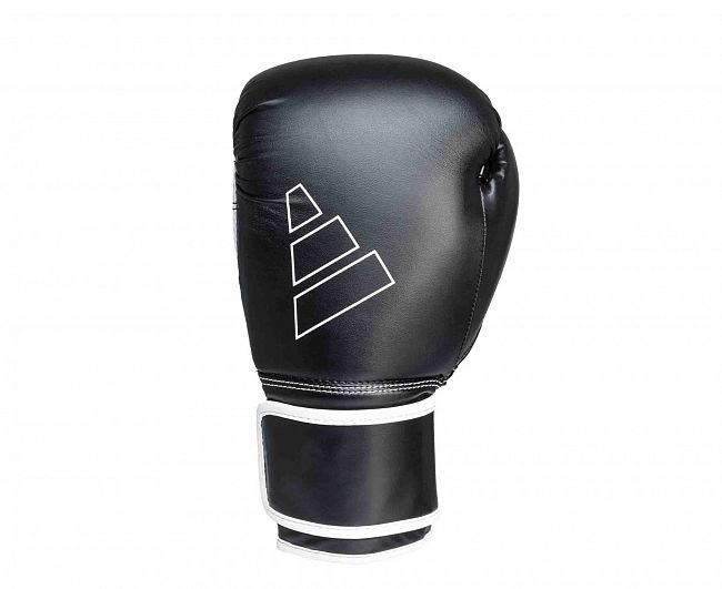 Перчатки боксерские Hybrid 80 черно-белые фото 2