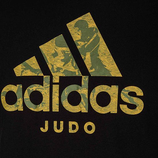 Футболка детская Badge of Sport T-Shirt Judo Kids черно-золотая фото 2