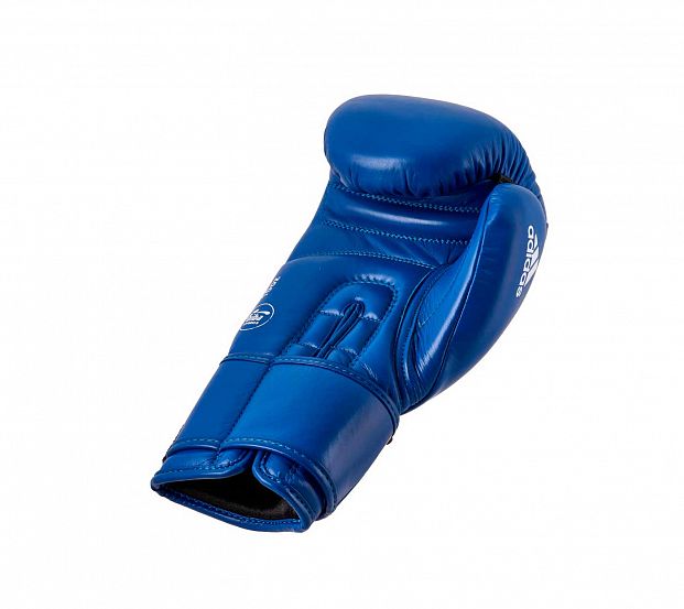 Перчатки боксерские AIBA синие фото 12