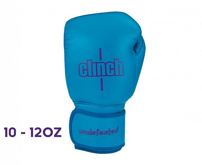 Перчатки боксерские Clinch Undefeated светло-синие фото 10