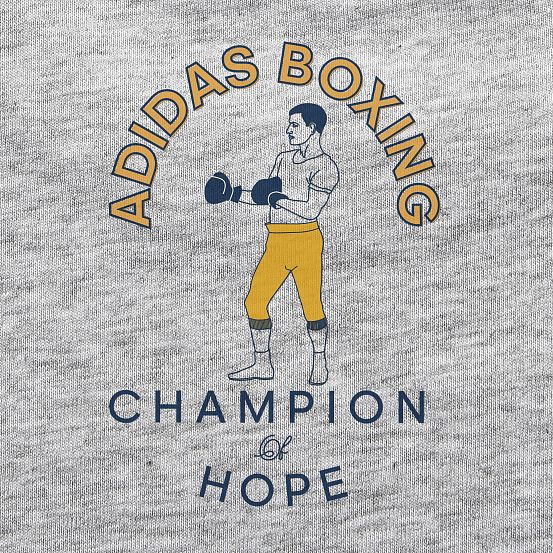 Футболка WBC Boxing Champion of Hope серая фото 3